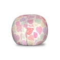 thumbnail image 1 of Pastel Storage Toy Bag Chair, Soft Tone Leaves in Grunge Tones Romance in Mother Nature Revival Growth Essence, Stuffed Animal Organizer Washable Bag, Small Size, Multicolor, by Ambesonne, 1 of 3