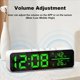 thumbnail image 4 of 2X Tuya Wifi Reloj Despertador de Temperatura y Humedad Reloj Digital LED Multifunción para Sala de Estar, Granja, Oficina, 4 of 5