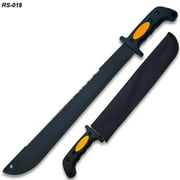 23.5" Fixed Blade Black Machete