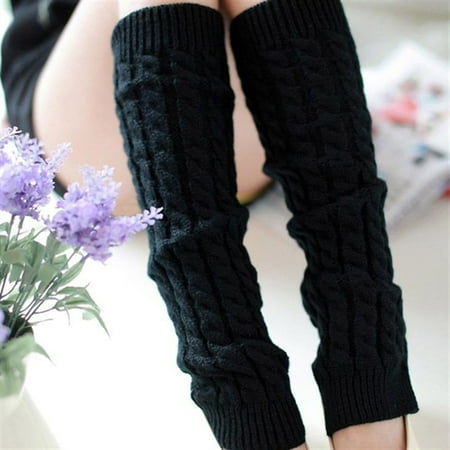 

Beechoice Women’s Wool Thigh High Ribbed Knit Open Heel Leg Warmer for Dance Yoga and Fashion