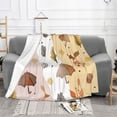 thumbnail image 2 of Bohemian Art Throw Blanket, Soft Blanket Keeps Warm All Seasons, Lightweight Warm Blanket For Sofa Bed Sofa - 80"x60", 2 of 8