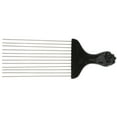 thumbnail image 1 of Detangle Pick Comb, DIY Haircut Hairstyle Pick Comb Curly Hair Pick Comb Hair Styling Tool Professional Metal Hair Pick  For Salon For Barber For Shop, 1 of 8