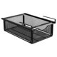 thumbnail image 2 of Cesta de almacenamiento debajo del estante, resistente, para armario, dormitorio o alacena. Diseño de gancho negro, 2 of 8