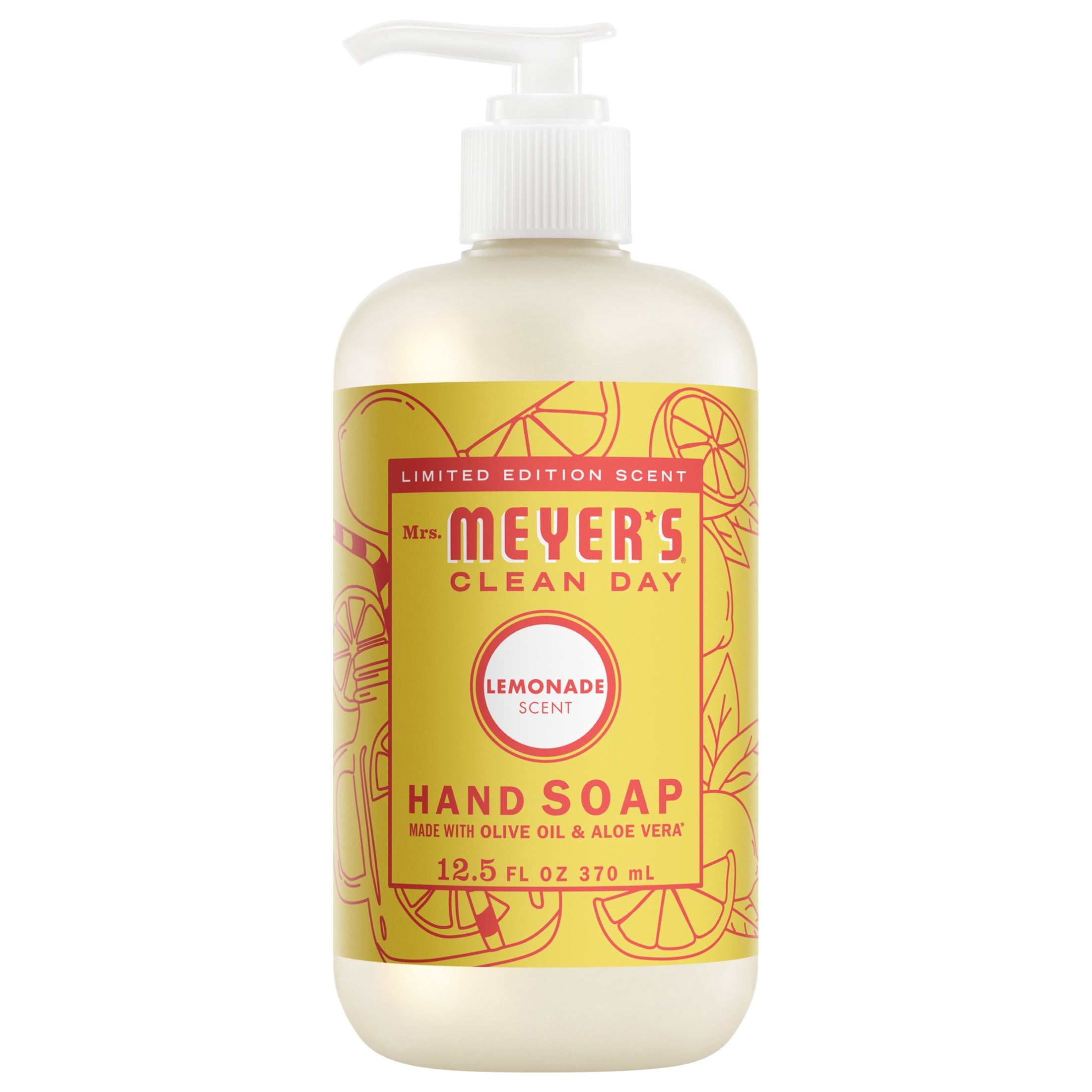 Mrs. Meyer’s Clean Day Hand Soap, Lemonade Scent, 12.5 Fl Oz