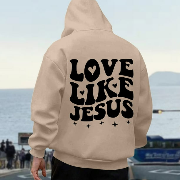 WILLBEST Sudaderas En Pareja Sudaderas con Capucha y Sudaderas para Hombre Sudadera con Capucha Informal Holgada con Estampado De Letras para Uso Diario Otoño Invierno Ropa De Calle Cómoda Chica