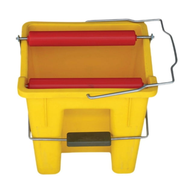 Cubo para trapeador con pedal de 14 l, herramienta práctica, fácil de usar, accesorios, ligero Amarillo