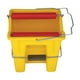 thumbnail image 1 of Cubo de fregona con pedal de 14 l, cubo de limpieza ligero, multiusos, fácil de usar Amarillo, 1 of 9