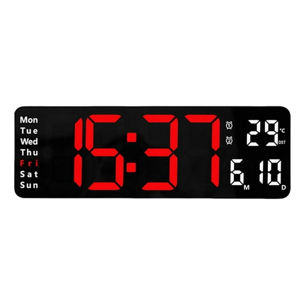 Reloj de Pared Digital Zulema LED Rojo