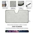 thumbnail image 3 of Heduofu Windshield Sun Shade Galaxy Foldable Windshield Cover Hummingbird Rose Sun Shade for SUV &amp; Truck, UV Ray Blocker Keeps Your Vehicle Cool Windshield Cover Sun Shade 55x30in, 3 of 7