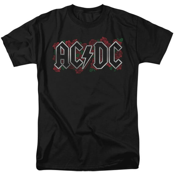 ACDC Roses Logo Unisex Adult T Shirt For Men And Women