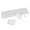 White, variant on PloutoRich Wireless Keyboard and Mouse Combo, Ultra Slim Silent Full-Size Computer Keyboard Mouse Set with 2.4G USB Receiver & Keyboard Cover for Laptop Computer PC Desktop(White)