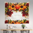 thumbnail image 2 of Sikiie Thanksgiving With Autumn tapestry wall hanging home decor for bedrooms, living rooms, dorms 60x51in, 2 of 6