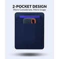 thumbnail image 4 of Funda adhesiva Afterplug con 2 bolsillos para portátil, color azul, 4 of 8