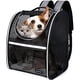 thumbnail image 1 of Mochila Para Mascotas BAGLHER Ventilada Con Cómodas Correas Soporte Grueso Entrada Bidireccional Negra, 1 of 3