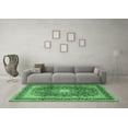 thumbnail image 3 of Ahgly Company Indoor Rectangle Persian Emerald Green Traditional Area Rugs, 7' x 10', 3 of 4