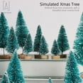 thumbnail image 6 of Gustave 5PCS Mini Christmas Trees Artificial Pine Trees with Wood Base Desktop Decor Xmas Party Ornament Holiday Decoration, 6 of 9