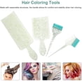 thumbnail image 5 of Hair Brush Kit Highlighting Balayage Board Brush Kit: Glitter Tint Brush with Soft Bristles Hair Dye Paddle for Home Salon Hair Coloring Dyeing 1 Set Green Paddleboard Accessory, 5 of 5