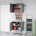 thumbnail image 4 of Prepac Black HangUps Work Storage Cabinet Set N -2pc, 4 of 9