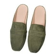 thumbnail image 3 of Sngxgn Women's Ballet Flats Ballerina Shoes Comfort Slip on Flat Shoes(Green,40), 3 of 7