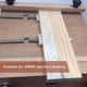 thumbnail image 2 of Paquete de 2 abrazaderas de banco de mesa de abrazadera rápida con 4 perros de banco para orificio de 20mm, tope de banco de trabajo de posicionamiento Diy y abrazaderas rápidas para orifici, 2 of 5