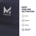 thumbnail image 4 of MISSION Cooling UPF Bucket Hat - Unisex Sun Hat for Hiking, Golfing & Fishing - Sweat & Water Activated Technology - Navy, 4 of 5