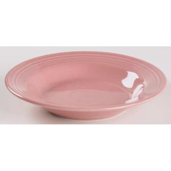 Open Box Homer Laughlin Fiesta Rose (Intro 1986) Rimmed Soup Bowl 1677333