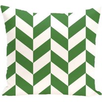 Simply Daisy 16" x 16" Zigzag Jag Geometric Print Outdoor Pillow