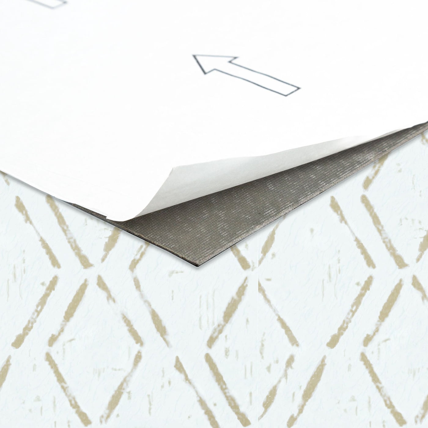 12 x 12 in. Luxury Flooring Retro Self Adhesive Peel & Stick Vinyl Floor Tiles, Diamond