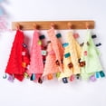 thumbnail image 2 of Baby Appease Towel Cómoda manta de seguridad con etiqueta para bebé con colorido, 2 of 8