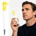 thumbnail image 3 of Dailihome Thumbs Up Yellow Ink Ballpoint Pen, Novelty Plastic Cartoon Writing Pen, Funny Inspirational Teacher Appreciation Present and Office Decor, 5.51 in,10 PC, 3 of 9
