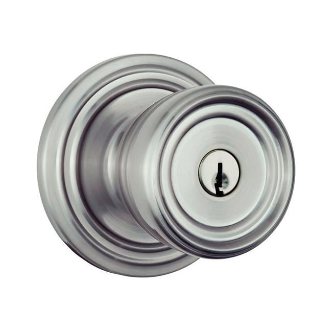 Brinks 23005119 Barrett Keyed Entry Door Knob, Satin Nickel Walmart