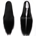 thumbnail image 3 of Qarigey Peluca de mujer, diadema de simulación, pelo falso largo ajustable, resistente al calor, portátil, lavable, decoración, Type2 NO2, 3 of 6