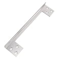 thumbnail image 1 of Door Latch Guard Plate, L Shaped Door Reinforcement Plate Stainless Steel Outswing Door Security Protector Easy to Install Latch Guard Plate Cover with Screws for Home, Property, 1 of 7