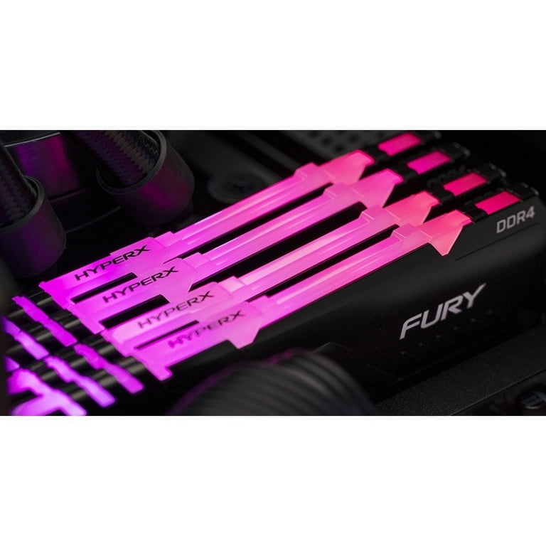 HyperX Fury 64GB 3200MHz DDR4 CL16 DIMM (Kit of 4)  RGB