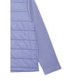 thumbnail image 3 of Athletic Works Girl's Hybrid Quilted Jacket, Sizes 4-18, 3 of 3