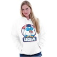 thumbnail image 4 of Tootsie Mr Owl USA American Patriot Unisex Plus Size Hoodie Brisco Brands 3X, 4 of 5