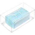 thumbnail image 4 of Caja de pañuelos de acrílico rectangular transparente para oficina, hogar, baño, restaurante, lavabo, ocasiones especiales, 4 of 6
