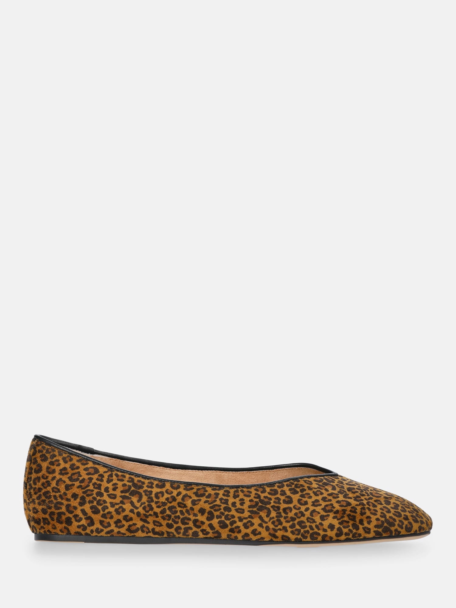 Scenario Women's Faux Suede Ballet Flats