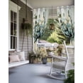 thumbnail image 4 of nqOlkjepod Outdoor Curtains for Patio Waterproof, Green Eucalyptus Outdoor Privacy Panels Grommet, Botanical Leaves Spring Retro Art Blackout Outside Curtains for Porch/Cabana 54"x108", 1 Panel, 4 of 8