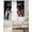 Black Green Red, variant on Blue Snowman Christmas Blackout Curtains for Bedroom, Thermal Insulated Window Treatment, Xmas Tree Snowflake Elk Winter Grommet Top Blackout Draperies and Drapes for Basement 27.5"x39" 2 Panels