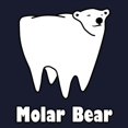 thumbnail image 3 of CafePress - Molar Bear Polar Tooth Bear Sweatshirt - Classic Crew Neck Sweatshirt, 3 of 4