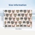 thumbnail image 2 of Glasses Cornish Rex Cute Cat Bath Towel, Highly Absorbent towels for bathroom Quick Drying Microfiber Bath Towels for Body, Soft Shower Towels for Sport, Yoga, SPA, Gym 27x55in, 2 of 5