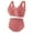 Red, variant on Sleeping Bras Women Padded Bra Feature V-Neck Nursing Bra Style W-320 Red 46