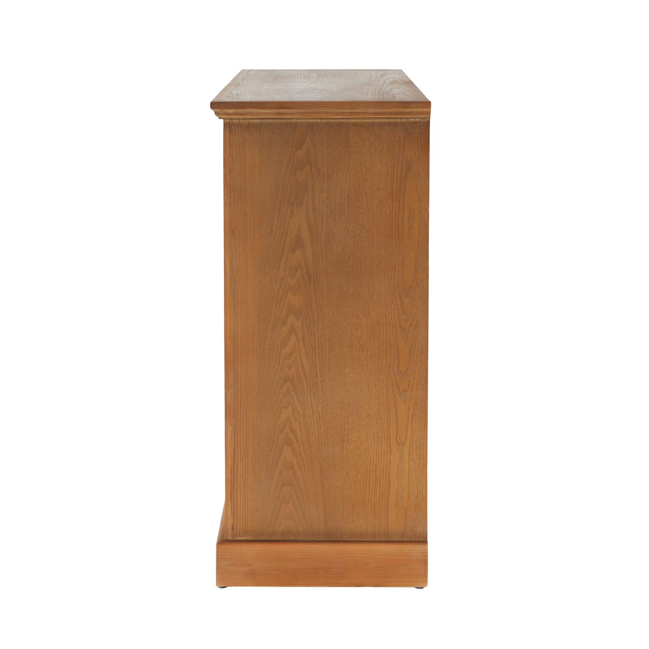 Christopher Knight Home Boho 3-Drawer Dresser with Carved Floral Front, Vintage Style, Natural & White