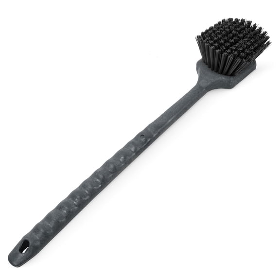 SPARTA 40501EC03 Plastic Large Scrub Brush, Kitchen Brush, Utility Brush With Long Handle For Cleaning, 20 Inches, Black