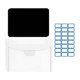 thumbnail image 1 of Láminas de goma para manualidades de papel, para guardar troqueles, regalo con etiqueta adhesiva, fácil de usar. 2 piezas de láminas, 1 of 9