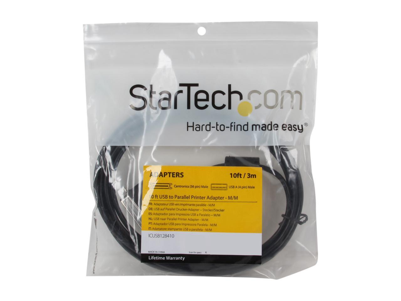 StarTech.com Model ICUSB128410 10 ft. USB to Parallel Printer Adapter - image 3 of 3