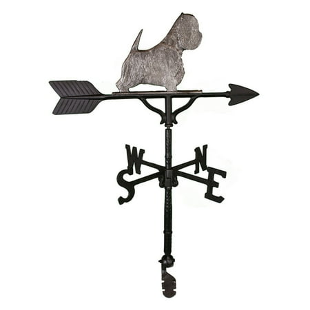 Swedish Iron West Highland White Terrier Weathervane - 32 in.