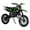 Green, variant on Cixusio Gasoline 49cc Dirt Bike for Kids, 2-Stroke Gas Power Mini Dirt Bike with Off-Rode Tire, Front Rear Disc Brakes, Up to 25 Mph, Max Load 330 LBS,Red