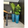 thumbnail image 4 of Ecobo Maceta Ecológica Redonda Onda 80 cm, Uso Interior/Exterior, Duradera, Versátil y Ligera, Artesanos Brasileños, Diseño Contemporáneo, Todo Clima, Azul., 4 of 6